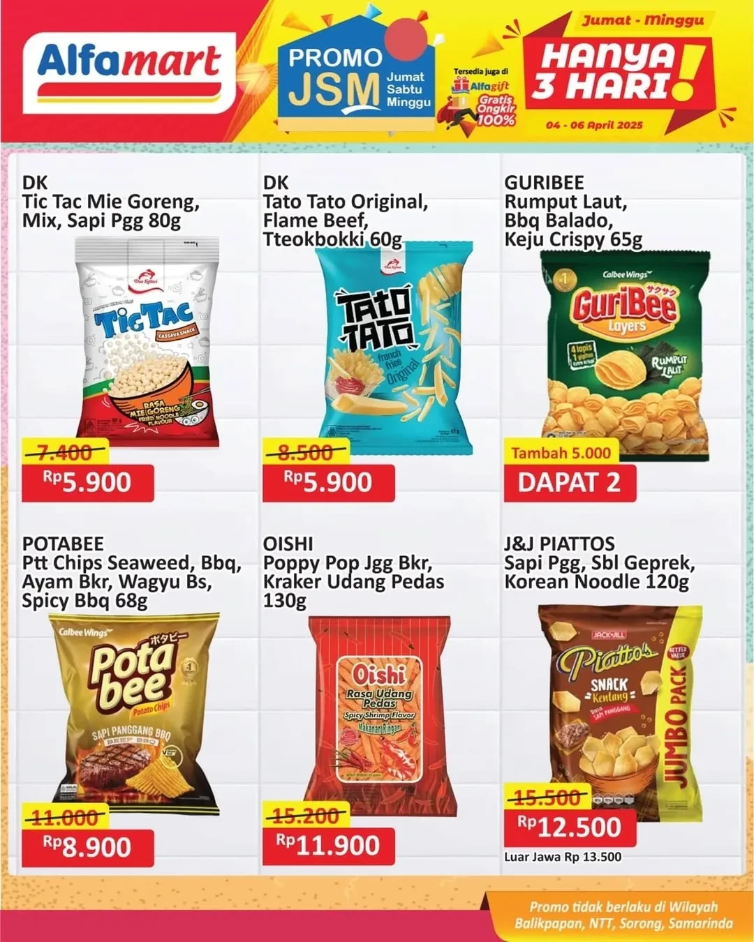 Promo Alfamart JSM Weekend Periode 4 - 6 April 2025