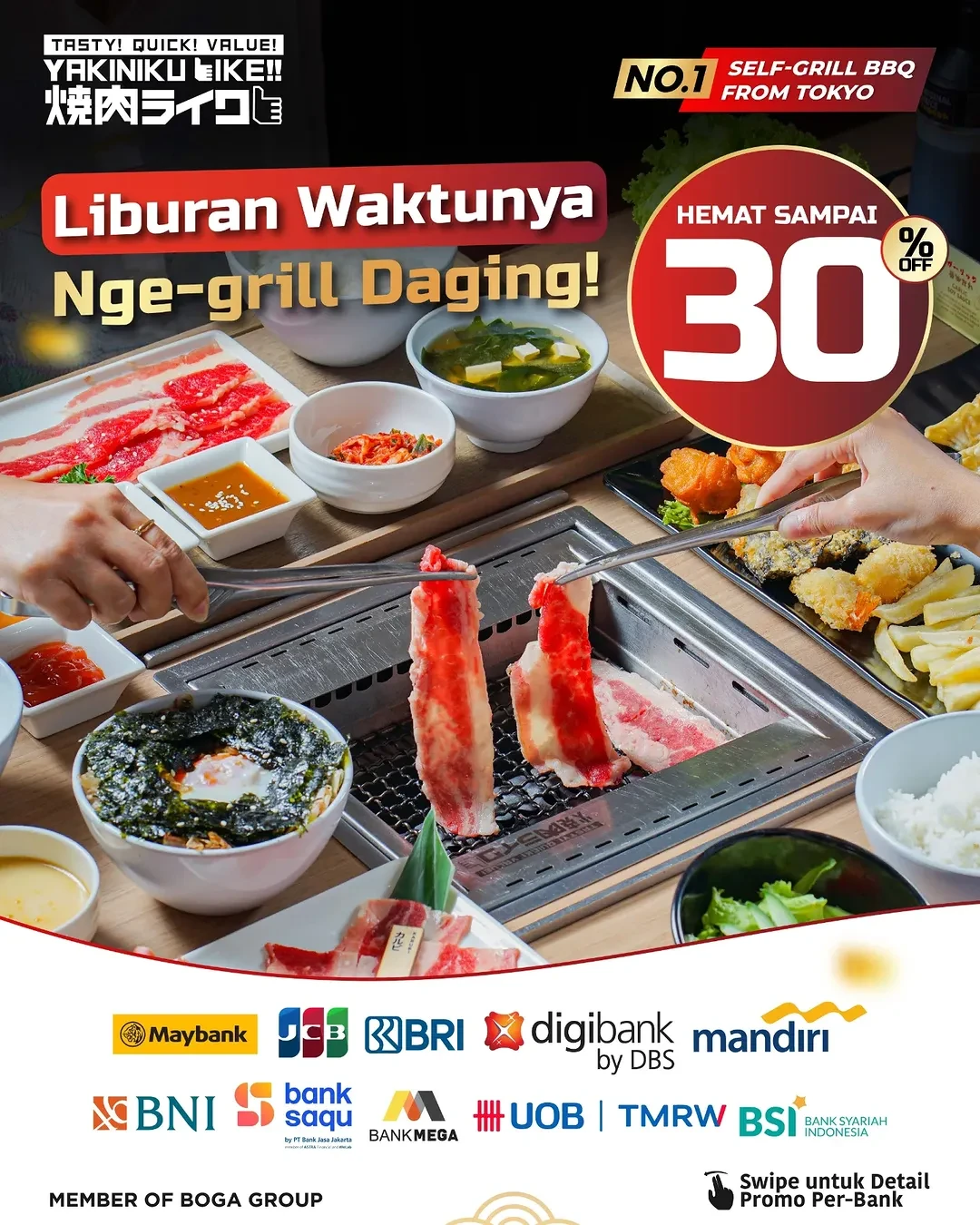 Promo Bank Yakiniku Like April 2025