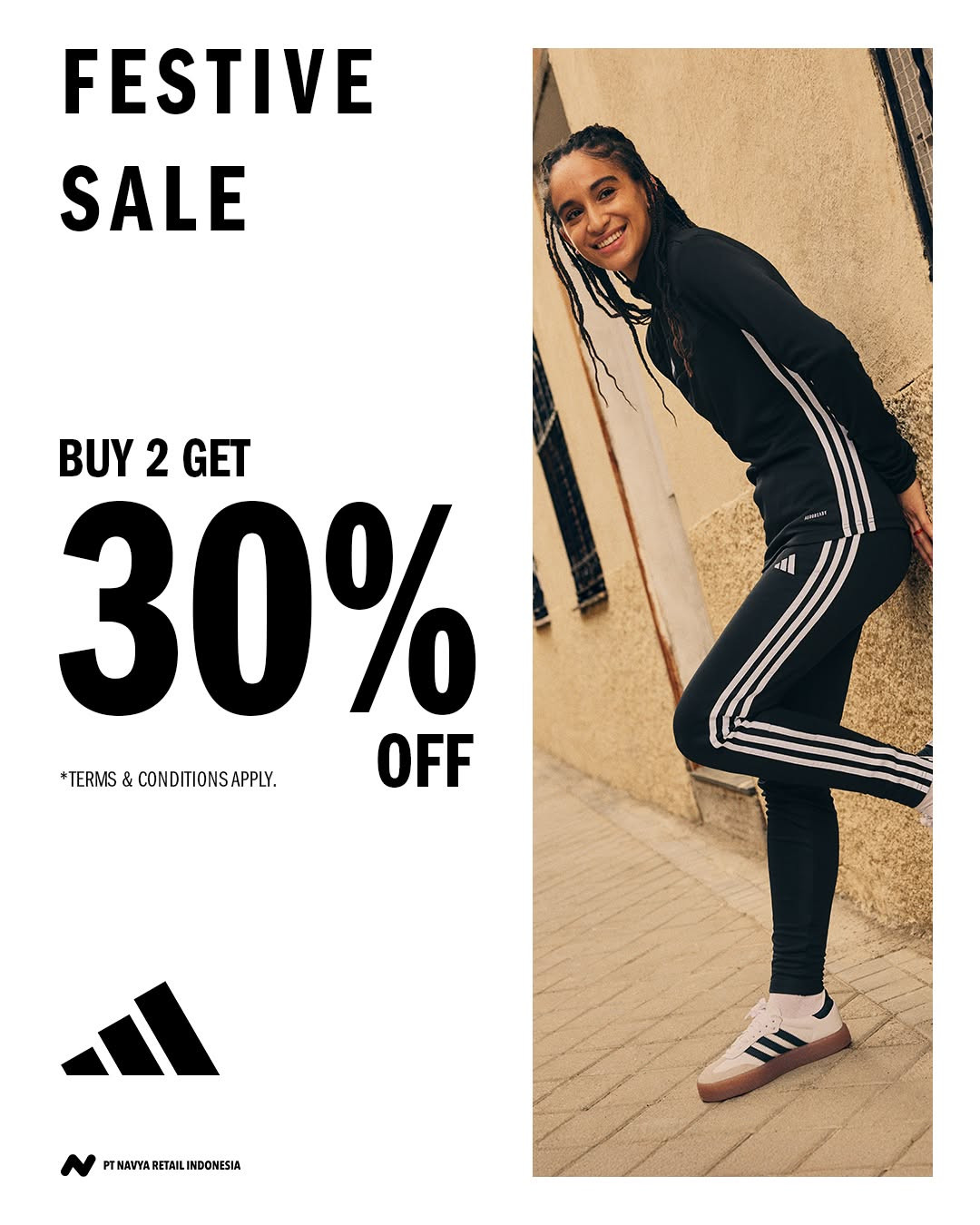 Promo Adidas Festive Sale Beli 2 Diskon 30% - Image 2