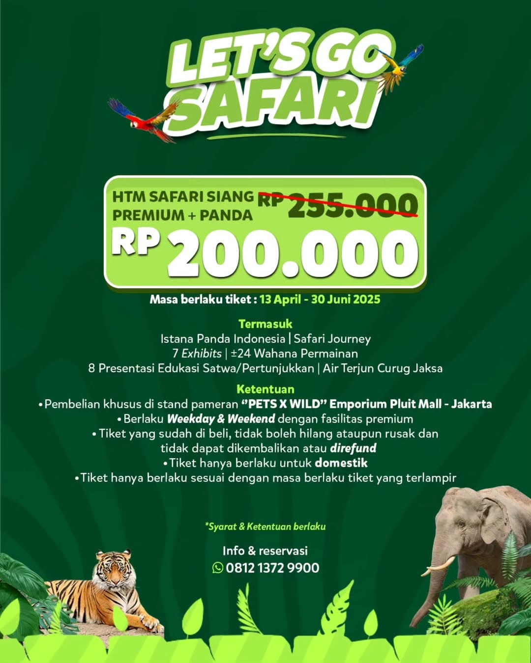 Promo Taman Safari Turun Harga - Image 3