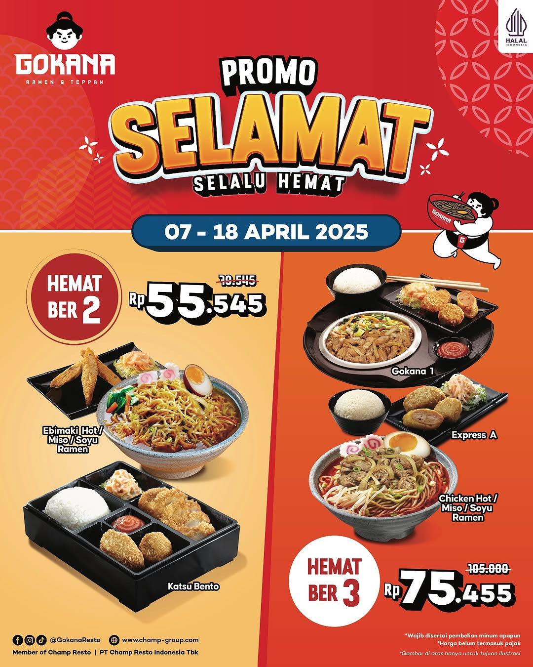 Promo Gokana Selamat Selalu Hemat Berdua Mulai Dari Rp 55 Ribuan - Image 2