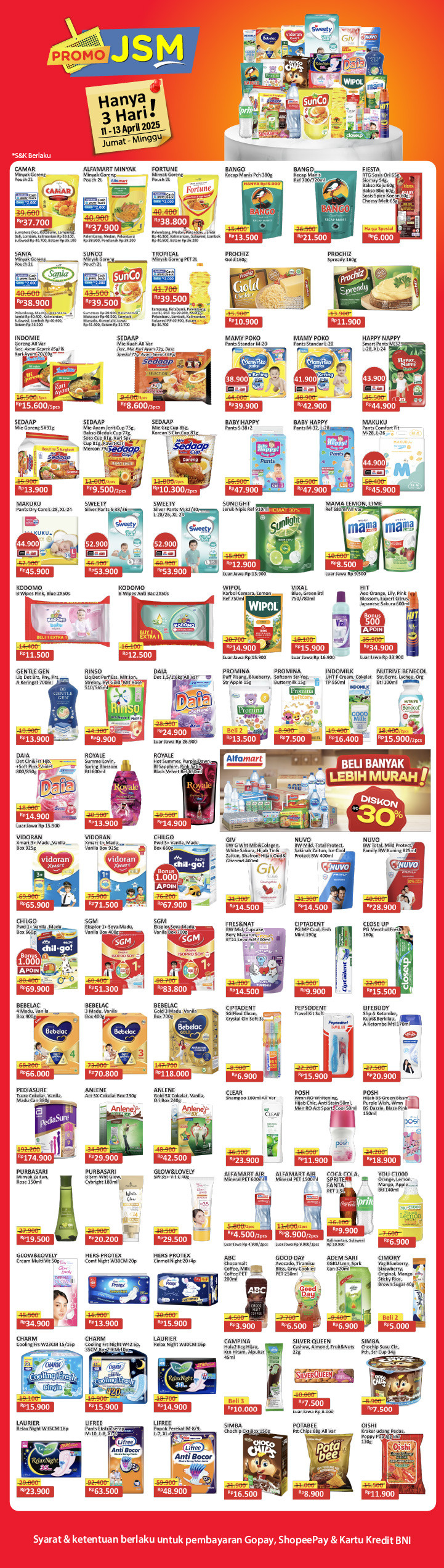 Promo Alfamart JSM Weekend Periode 11 - 13 April 2025 - Image 3