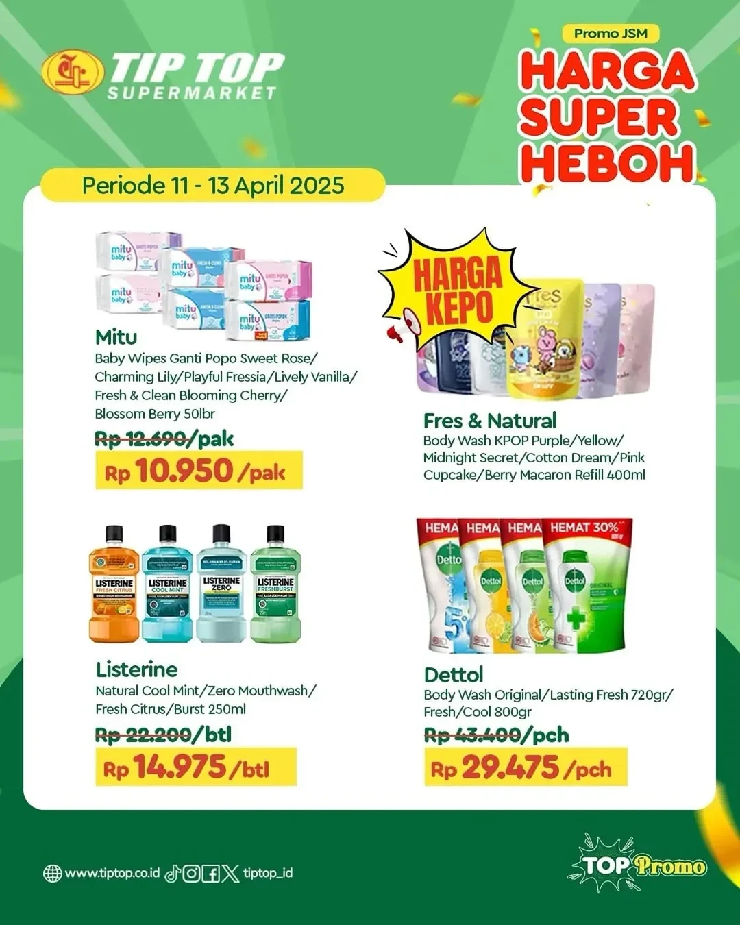 Promo Tip Top JSM Harga Super Heboh Periode `11 - 13 April 2025 - Image 3