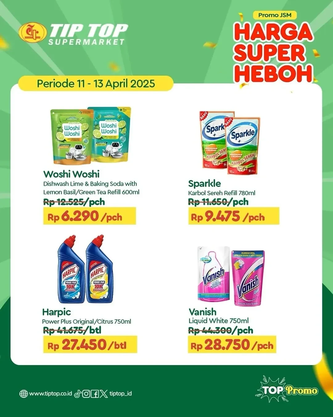 Promo Tip Top JSM Harga Super Heboh Periode `11 - 13 April 2025 - Image 2