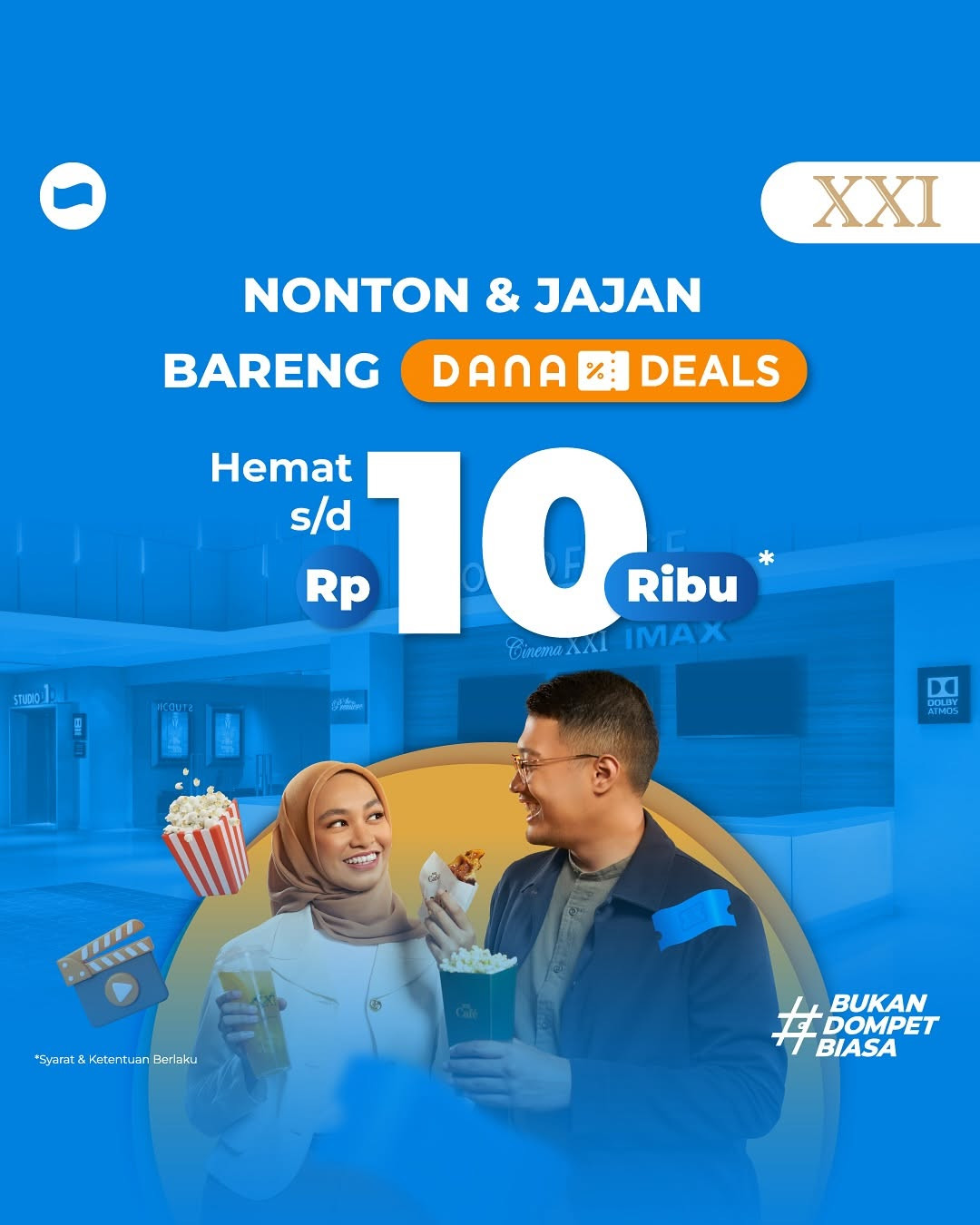 Promo Cinema XXI Hemat s/d Rp 10.000 dengan Dana Deals - Image 2