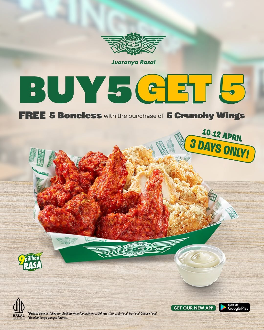 Promo Wingstop Buy 5 Get 5 - Image 2