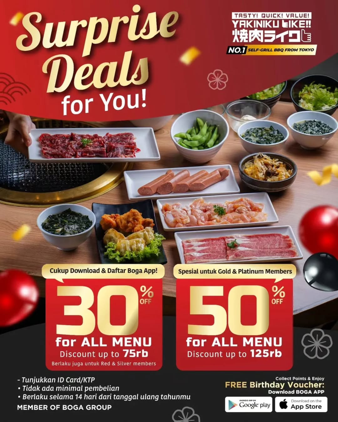 Promo Yakiniku Like Ulangtahun di Bulan April Diskon s/d 50% - Image 2