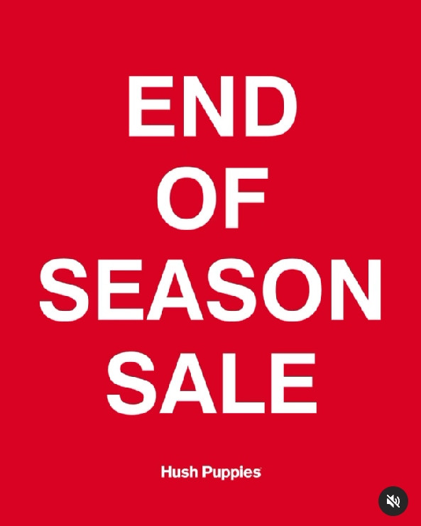 Promo Hush Puppies End of Season Sale DIskon s/d 50%