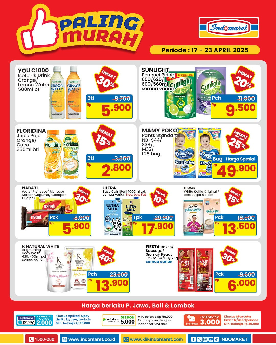 Promo Indomaret Paling Murah Periode Periode 17 - 23 April 2025