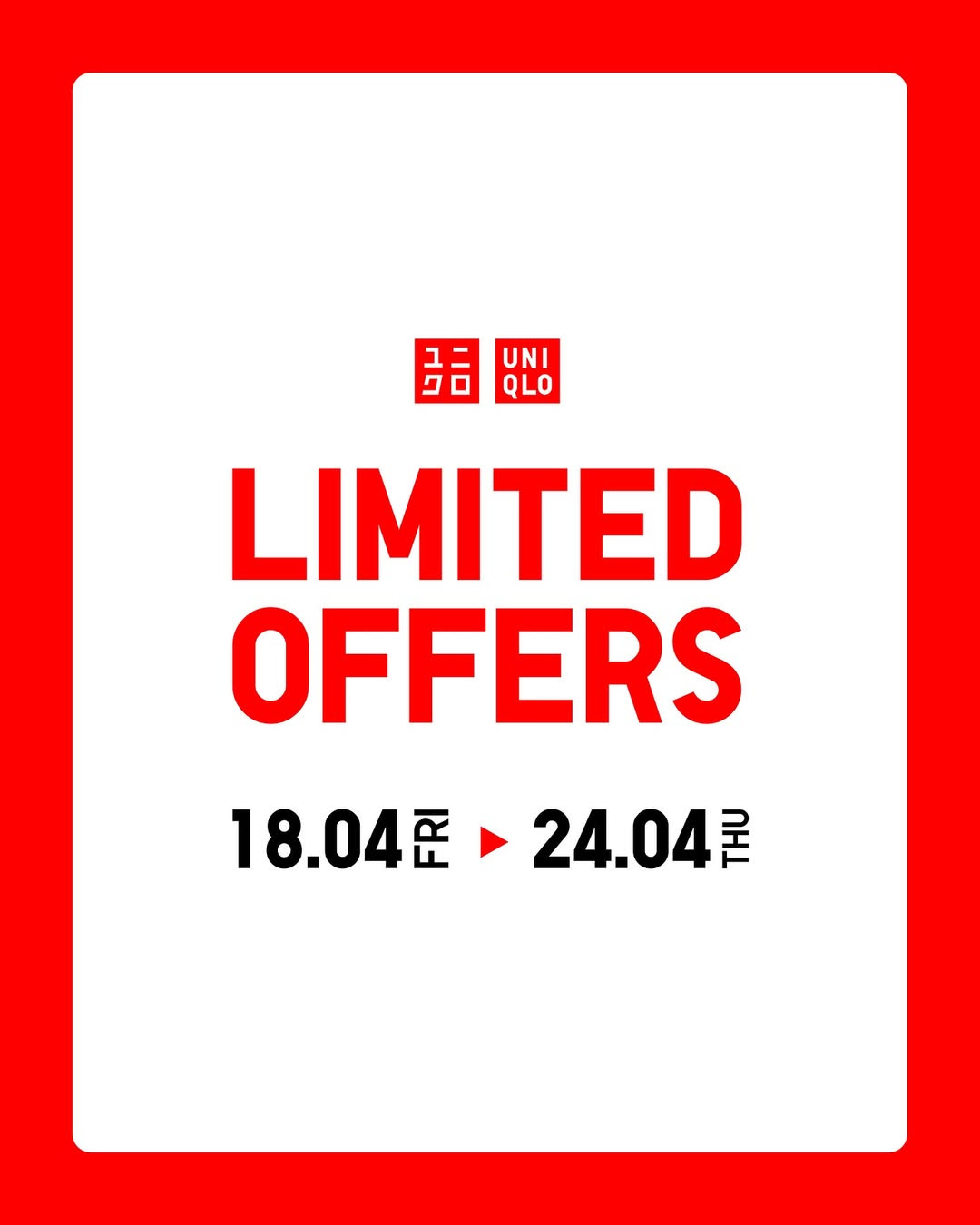 Promo Uniqlo Limited Offers Periode 14 - 24 April 2025 - Image 2
