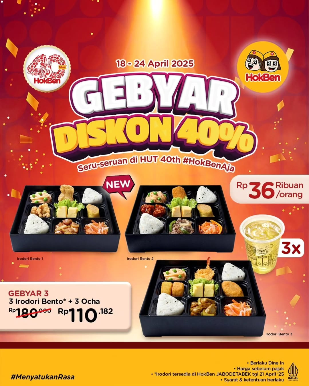 Promo Hokben 40 Tahun April 2025 - Image 3