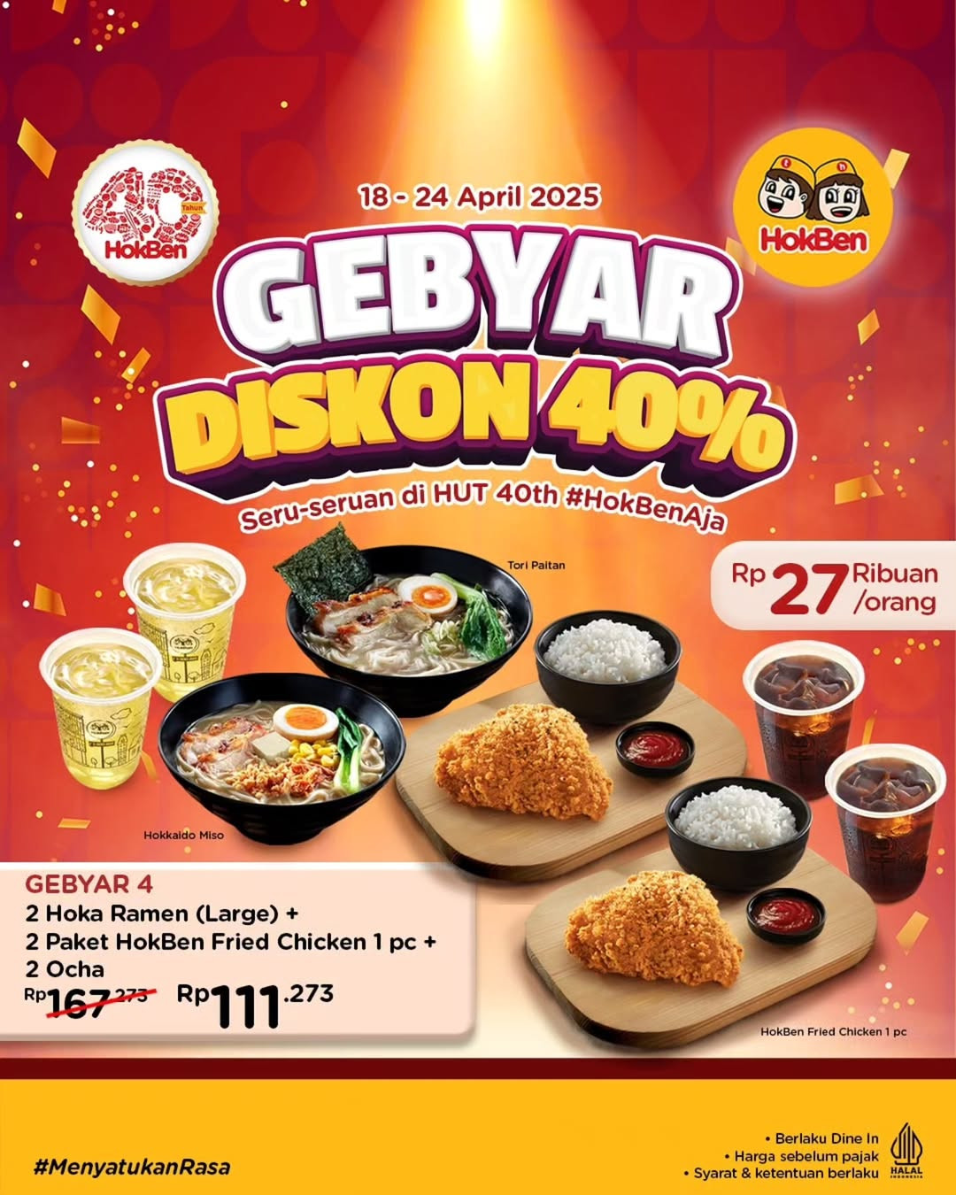 Promo Hokben 40 Tahun April 2025 - Image 5