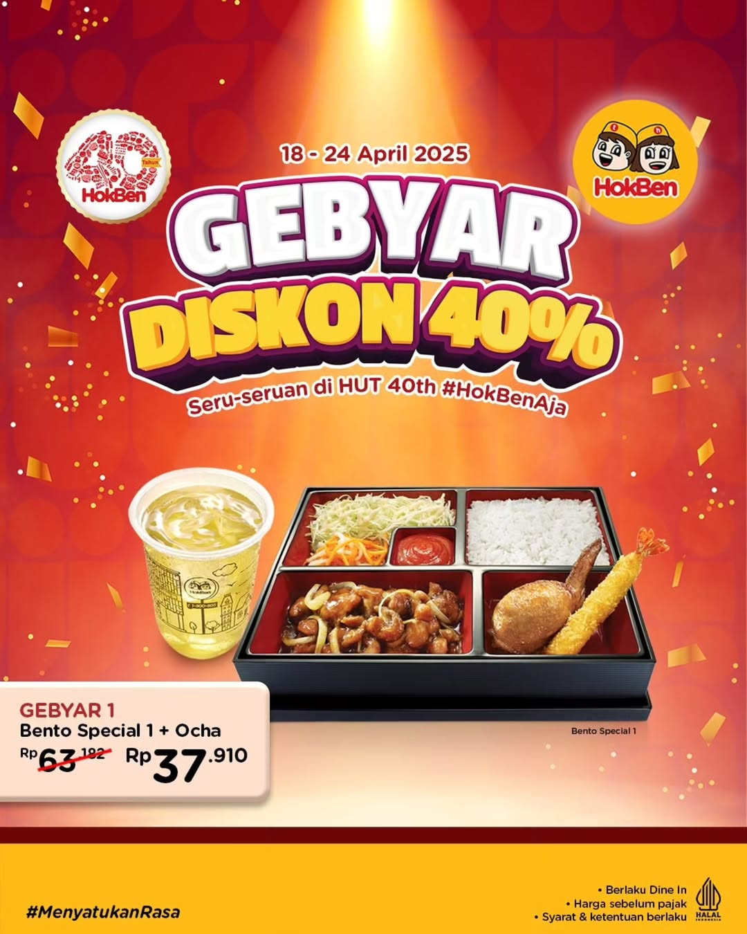 Promo Hokben 40 Tahun April 2025 - Image 6