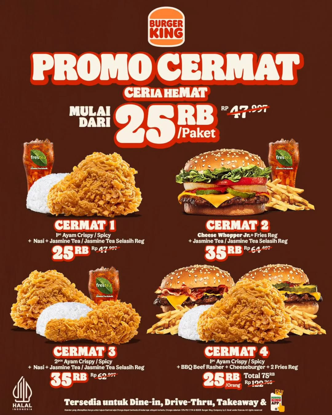 Promo Burger King Ceria Hemat Mulai Dari Rp 25.000 - Image 2