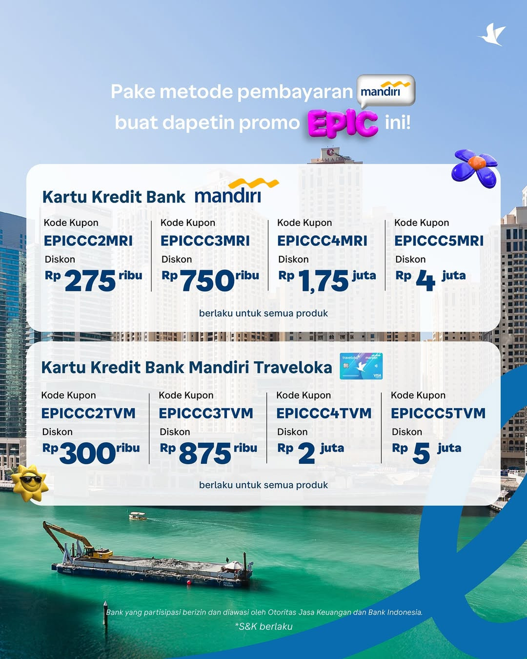 Promo Traveloka Epic Sale Diskon s/d 60% - Image 6