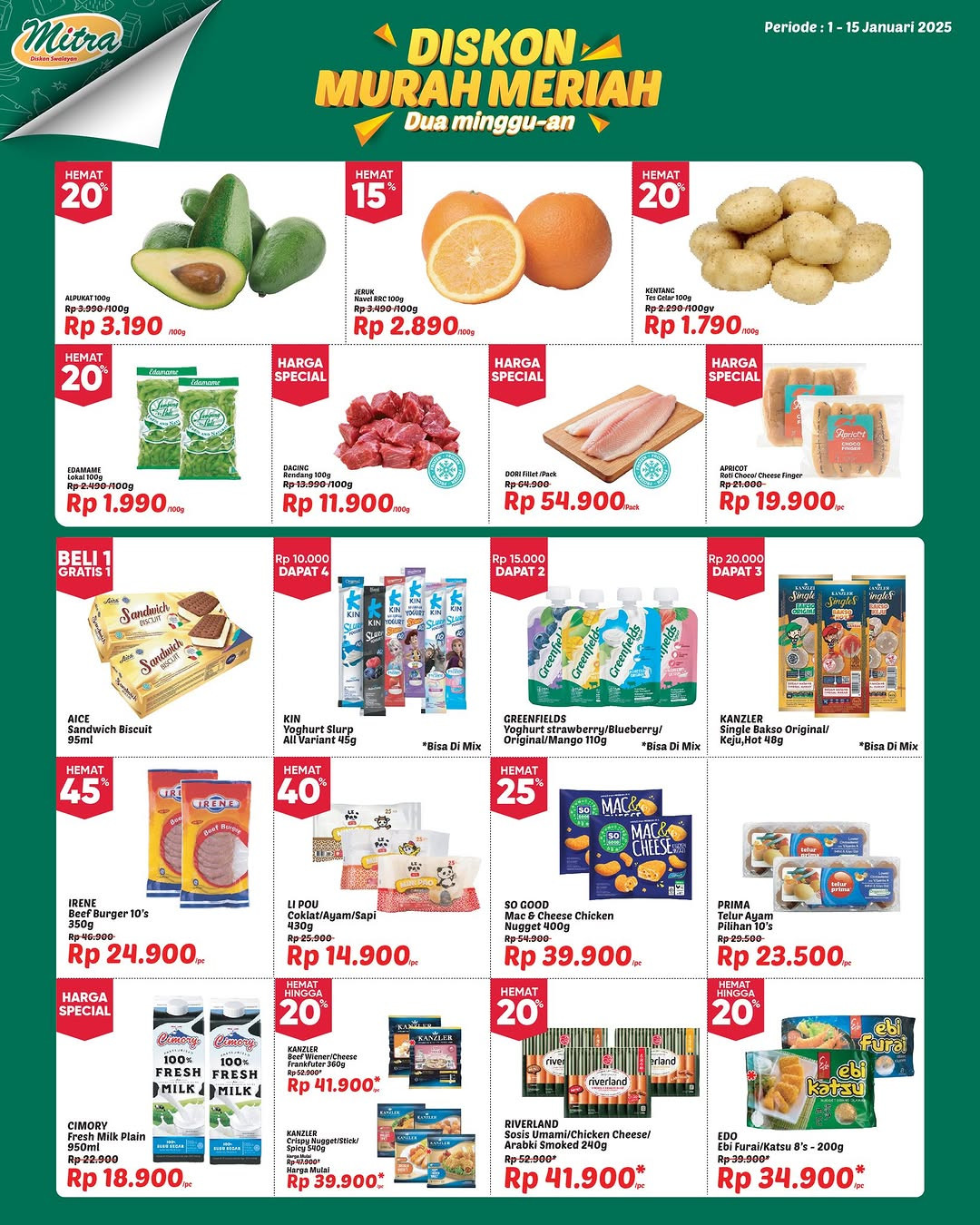 Promo Mitra Diskon Swalayan Diskon Murah Meriah 1 - 15 Januari 2025 - Image 4