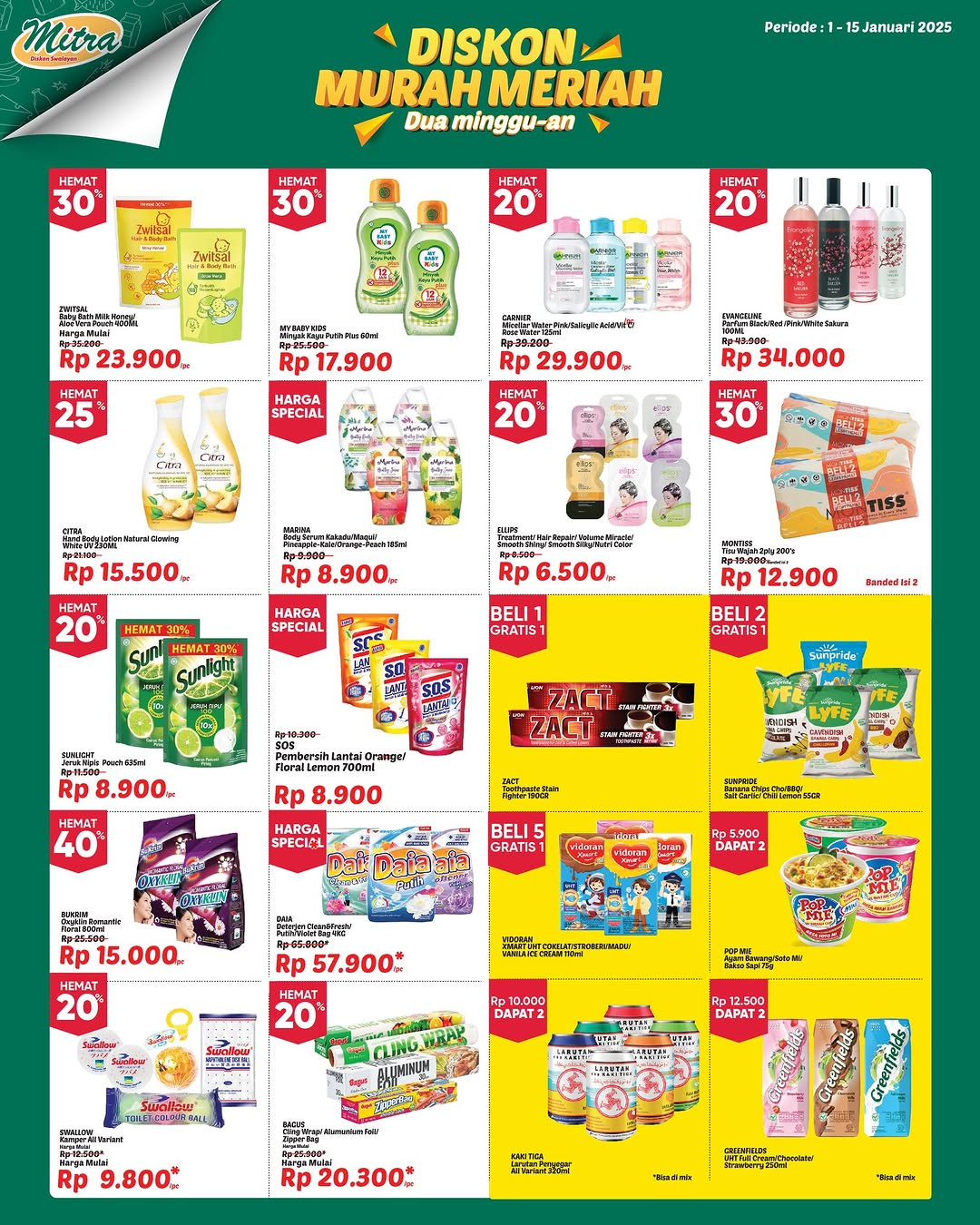 Promo Mitra Diskon Swalayan Diskon Murah Meriah 1 - 15 Januari 2025 - Image 5