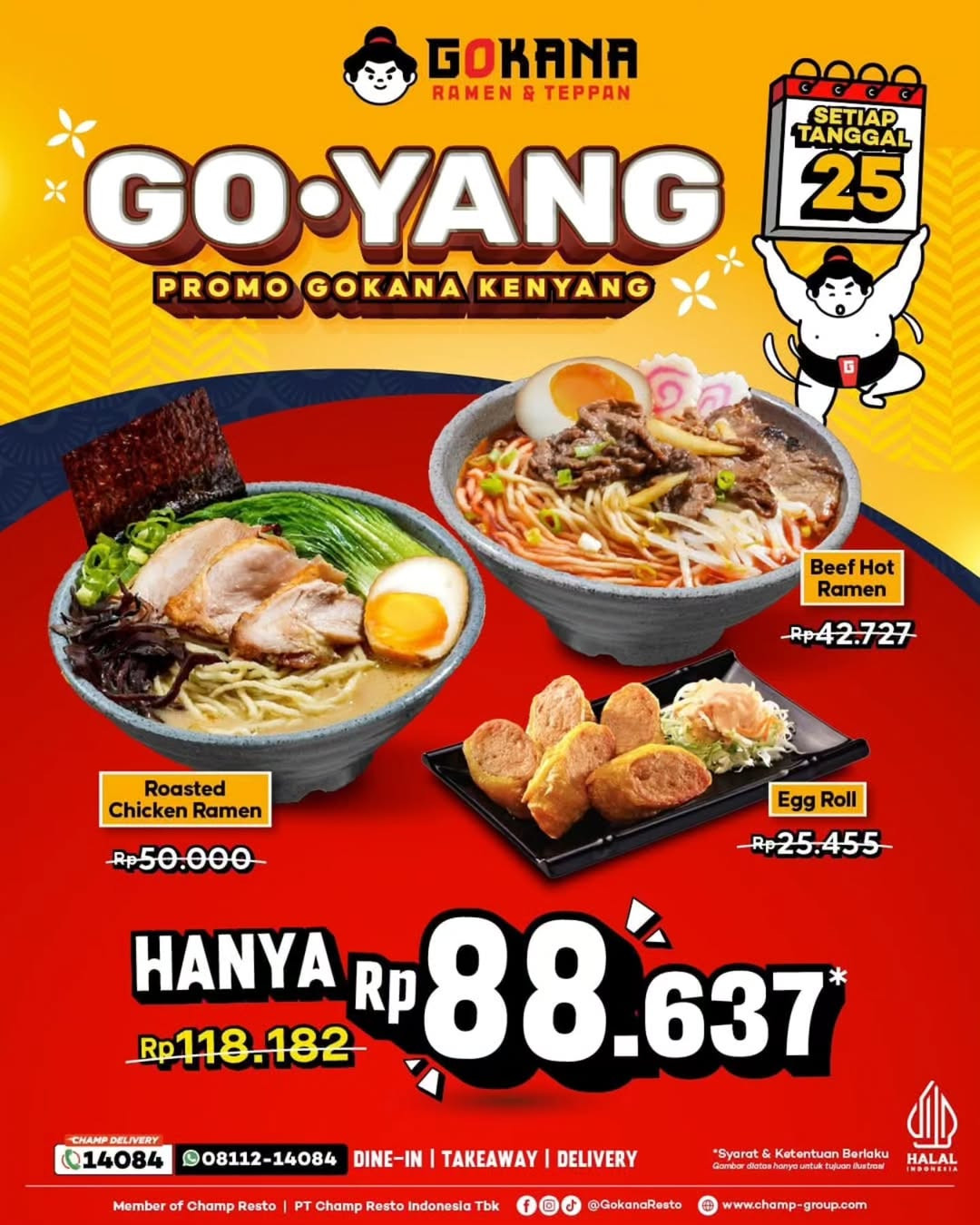 Promo Gokana Go-Yang Hanya Rp 88 Ribuan