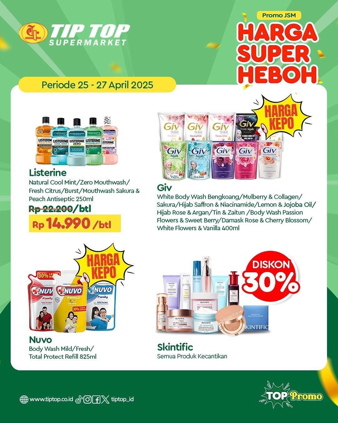 Promo Tip Top JSM Harga Super Heboh Periode `25 - 27 April 2025 - Image 5