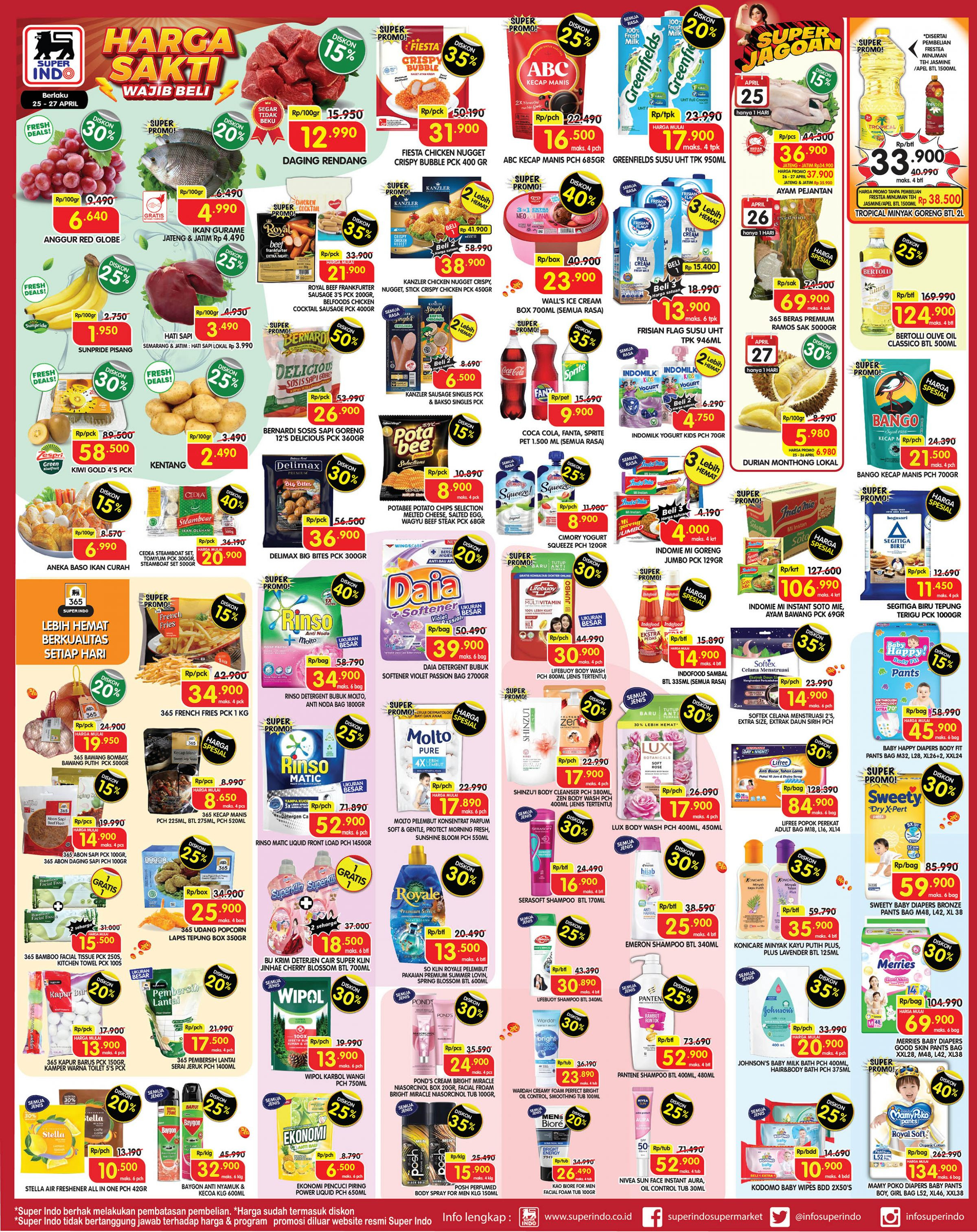 Promo Superindo JSM Periode 25 - 27 April 2025 - Image 2