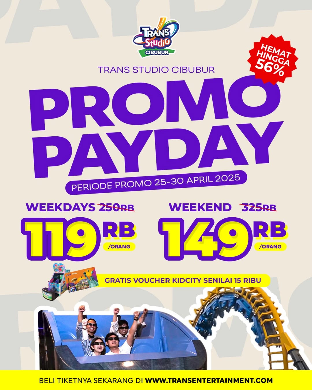 Promo Trans Studio Cibubur Payday Mulai Dari Rp 119K - Image 2