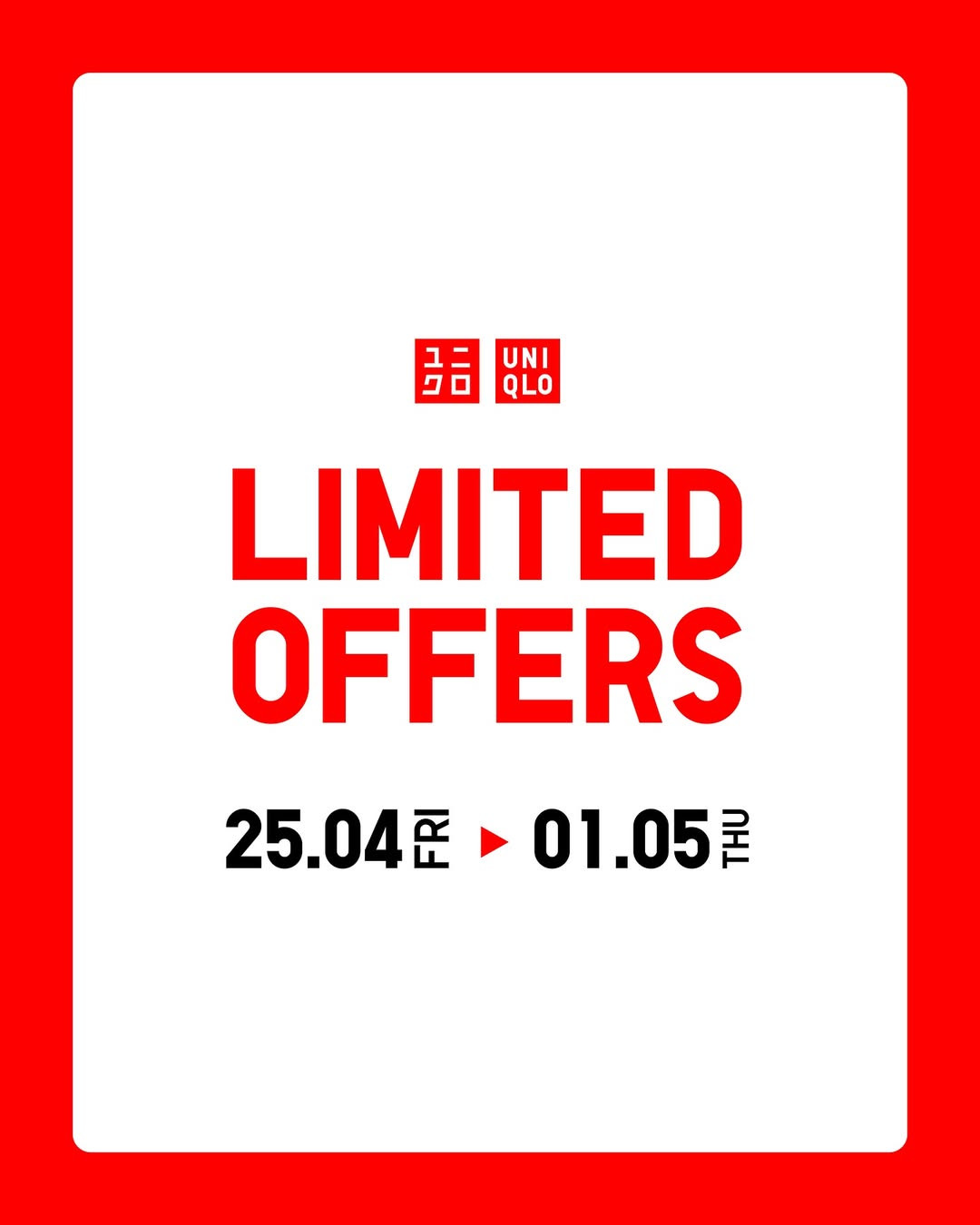 Promo Uniqlo Limited Offers Periode 25 April - 1 Maret 2025 - Image 2