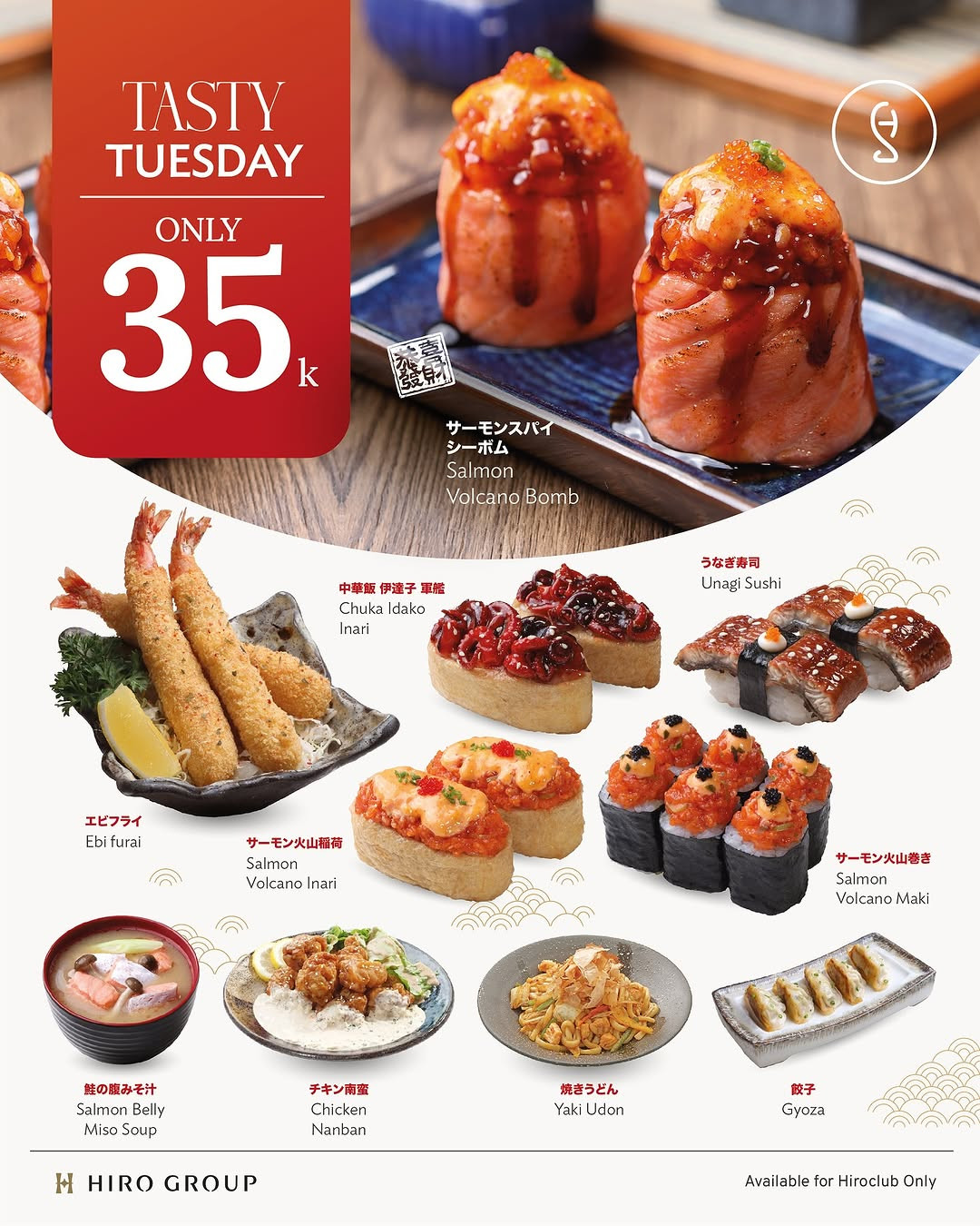 Promo Sushi Hiro Tasty Tuesday Rp 35.000 - Image 2