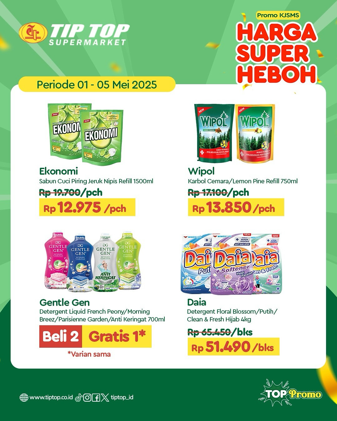 Promo Tip Top JSM Harga Super Heboh Periode 2 - 5 Mei 2025 - Image 3
