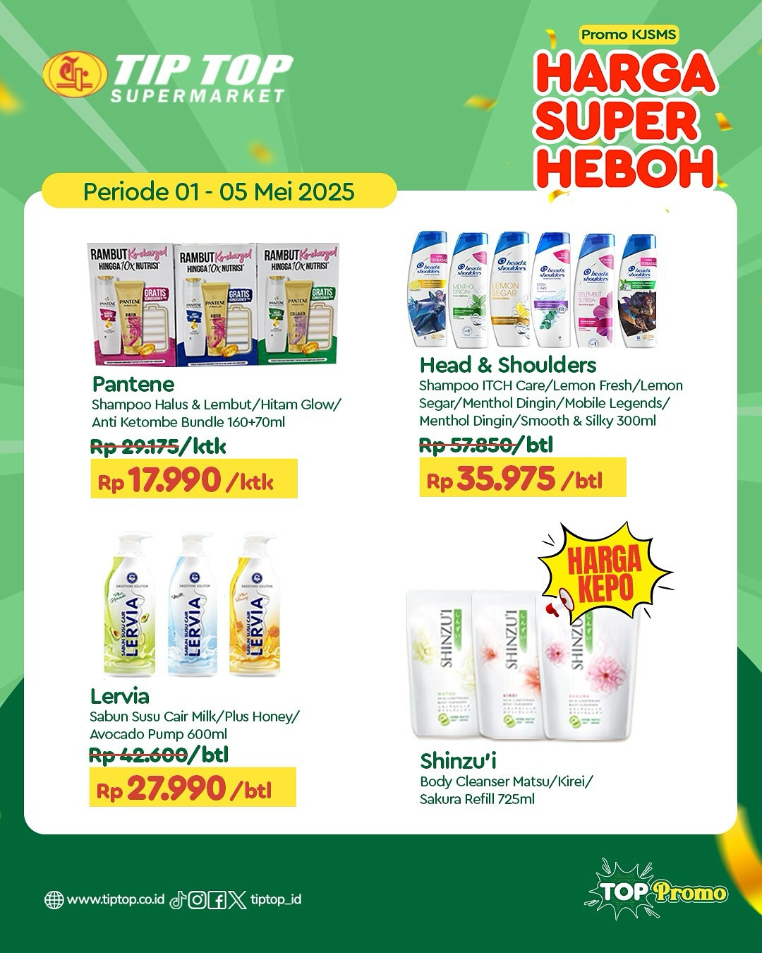 Promo Tip Top JSM Harga Super Heboh Periode 2 - 5 Mei 2025 - Image 4