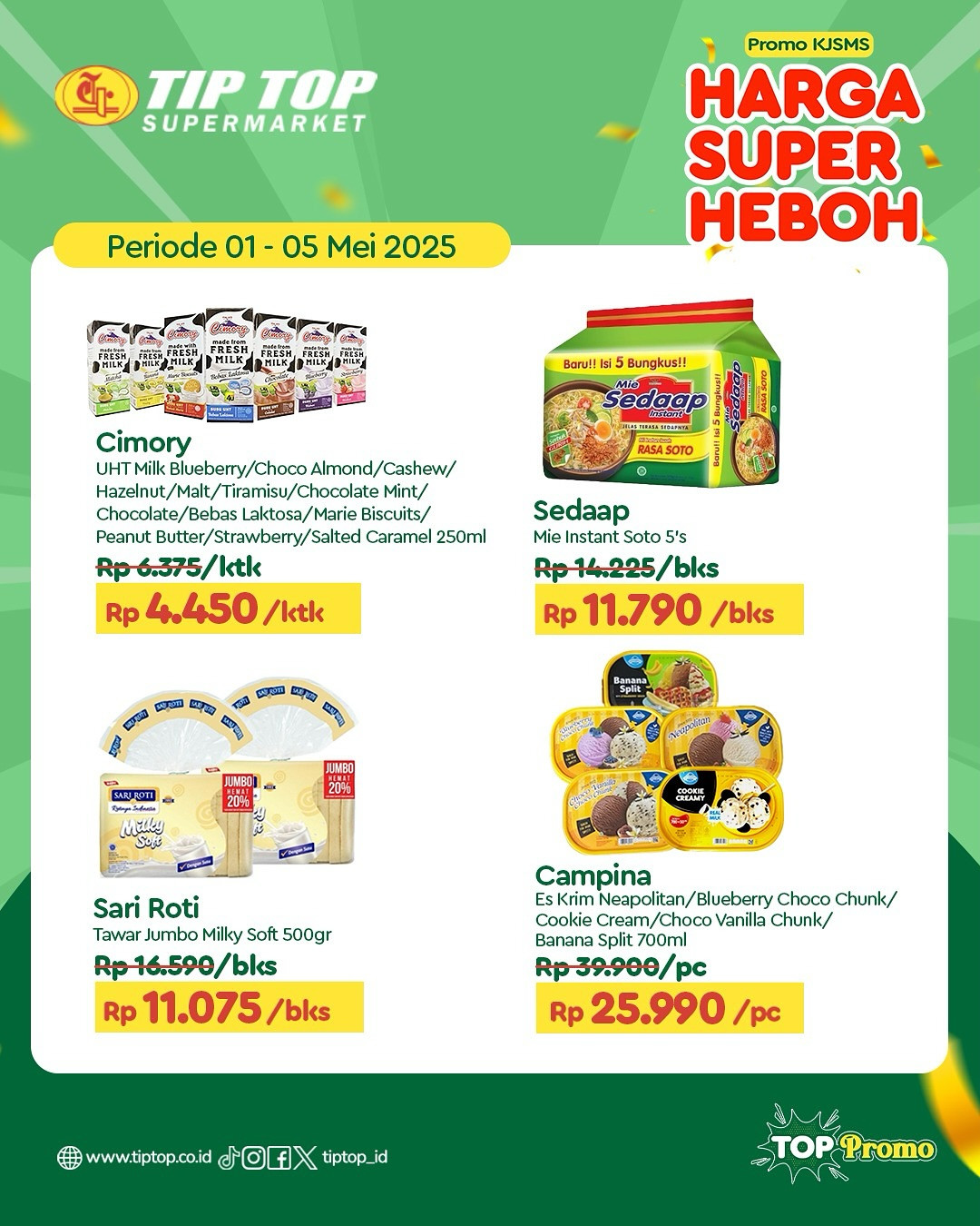 Promo Tip Top JSM Harga Super Heboh Periode 2 - 5 Mei 2025 - Image 6