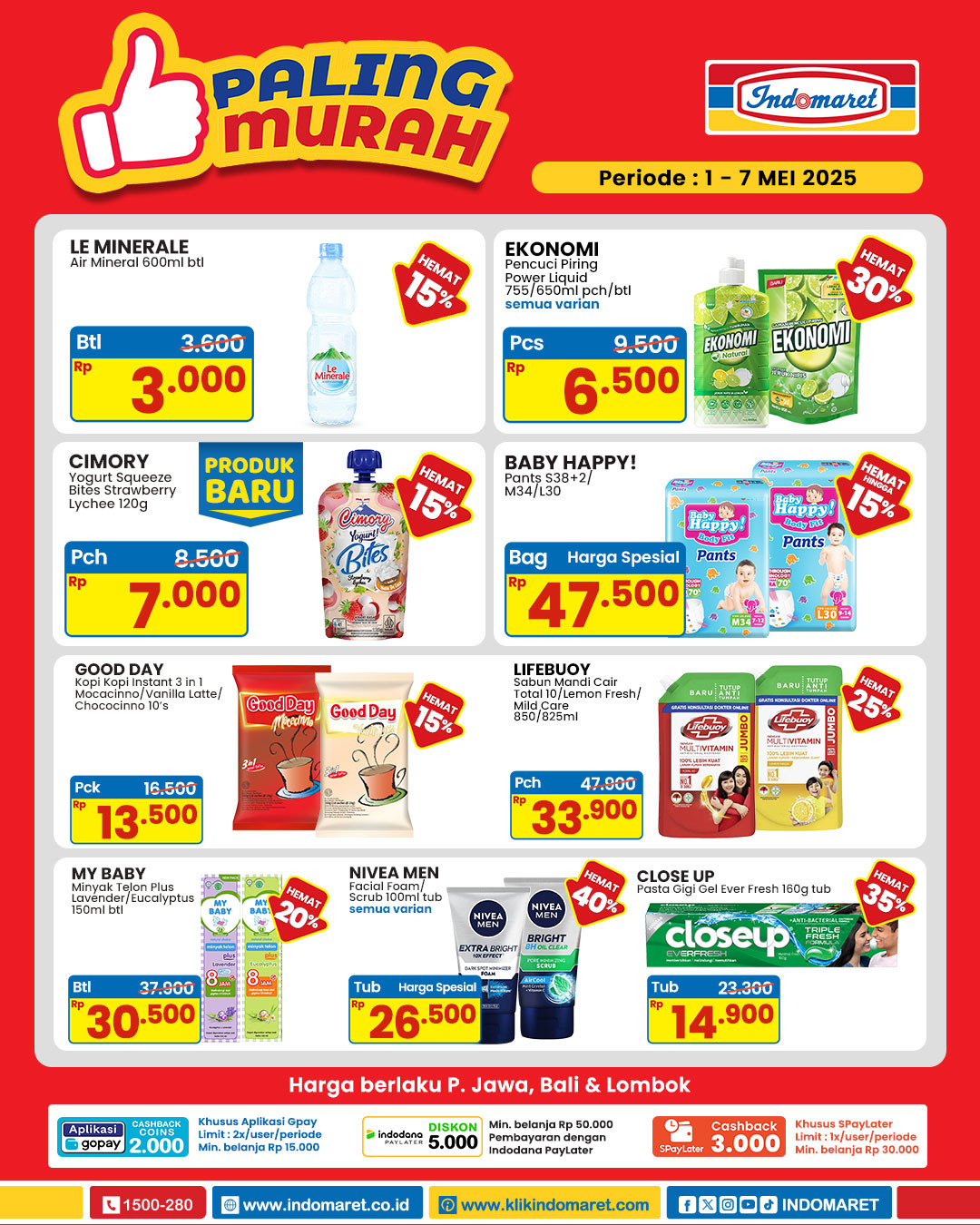 Promo Indomaret Paling Murah 1 - 7 Mei 2025
