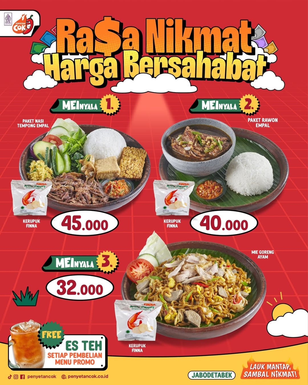 Promo Penyetan Cok Jabodetabek Mei Mulai Dari Rp 32.000 - Image 2