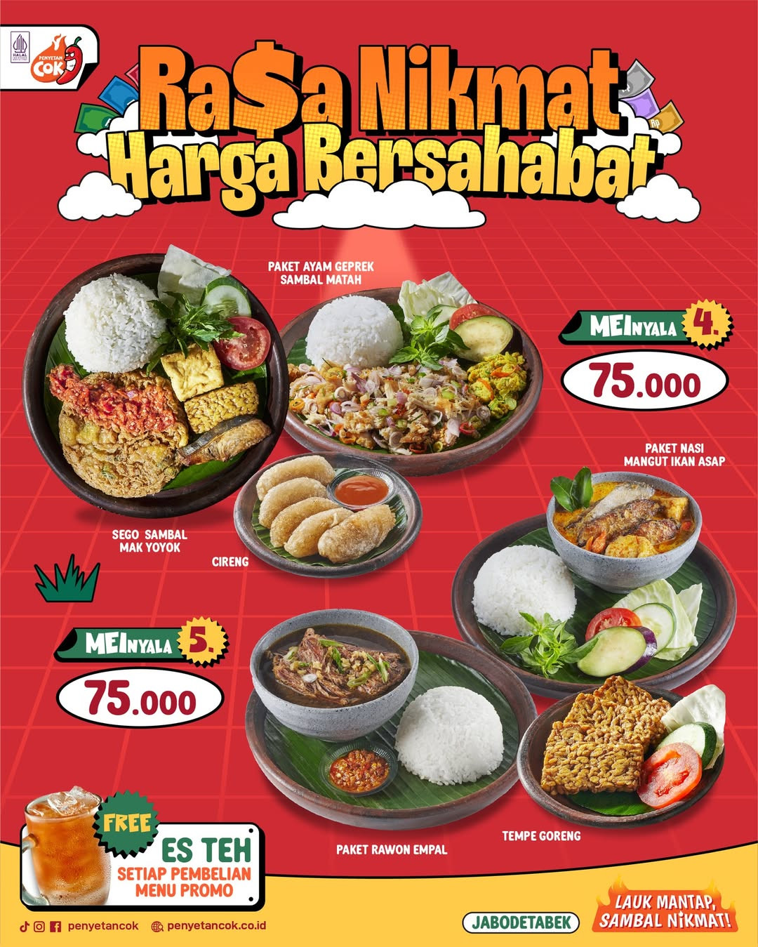 Promo Penyetan Cok Jabodetabek Mei Mulai Dari Rp 32.000 - Image 4
