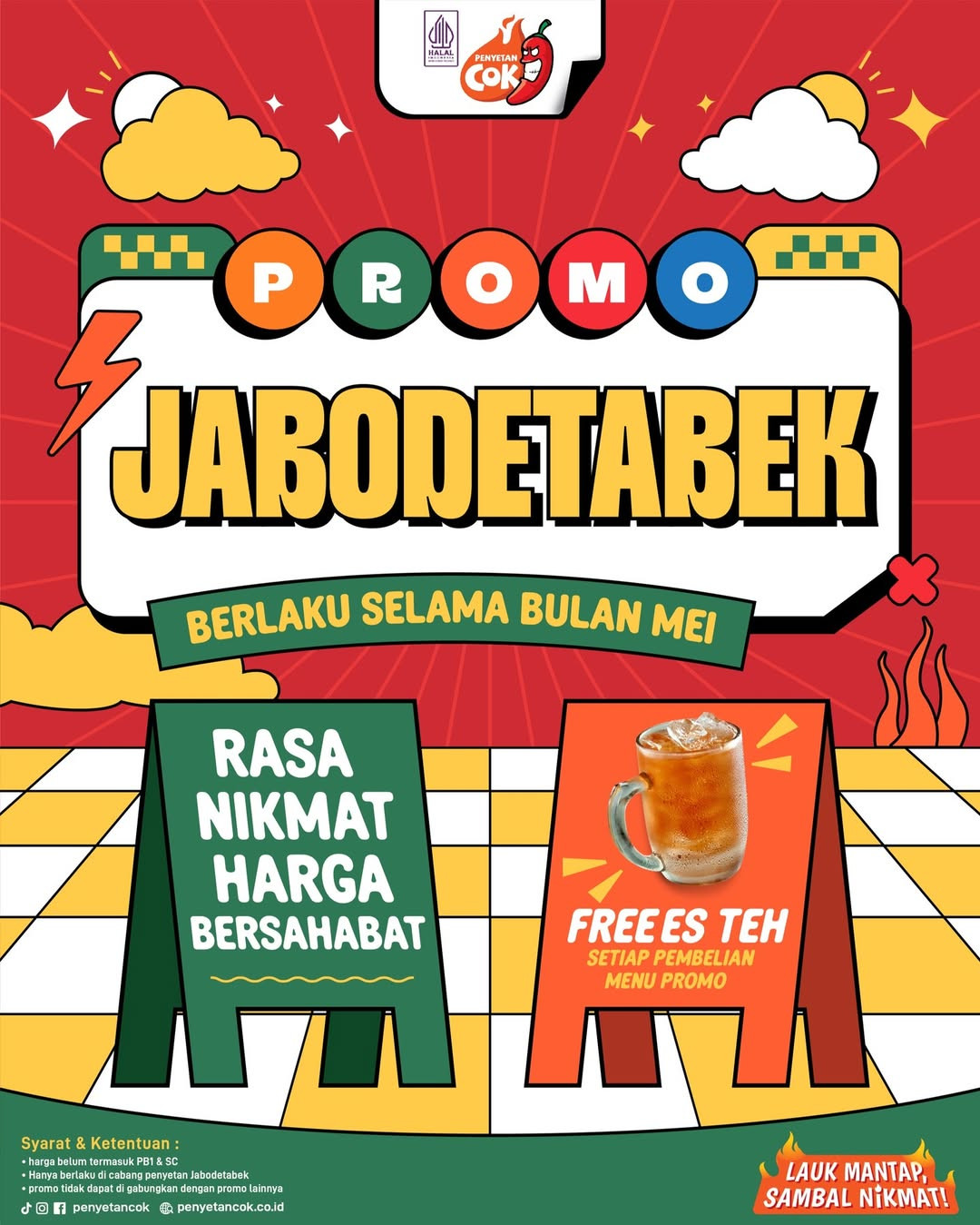 Promo Penyetan Cok Jabodetabek Mei Mulai Dari Rp 32.000 - Image 3