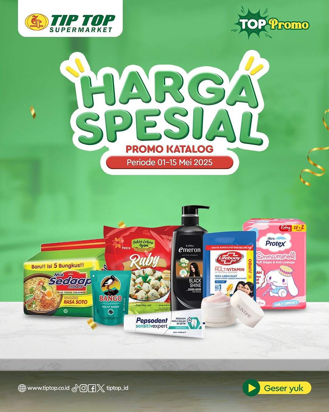 Promo Tip Top Harga Spesial 1 - 15 Mei 2025