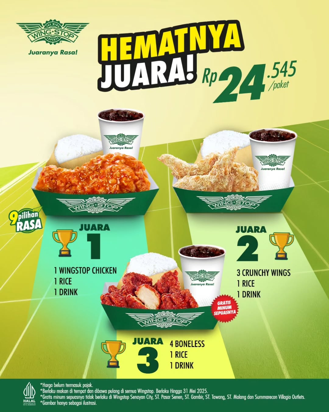 Promo Wingstop Hematnya Juara Rp 24.545
