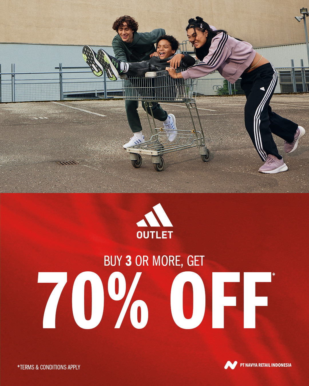 Promo Adidas Outlet Beli Minimal 3 Items Diskon 70% - Image 2