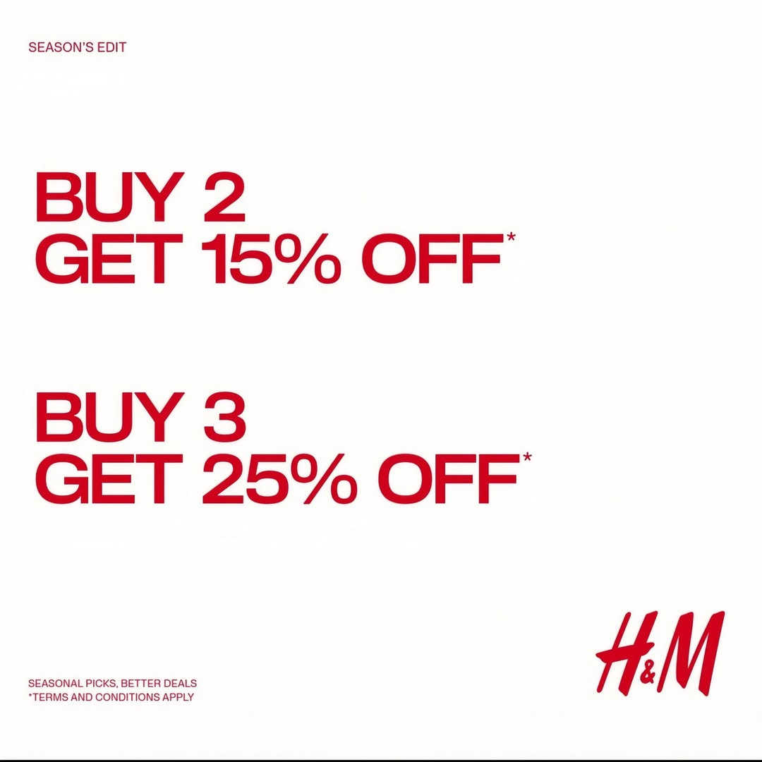 Promo H&M Diskon s/d 25% untuk Beli 3 Item - Image 2
