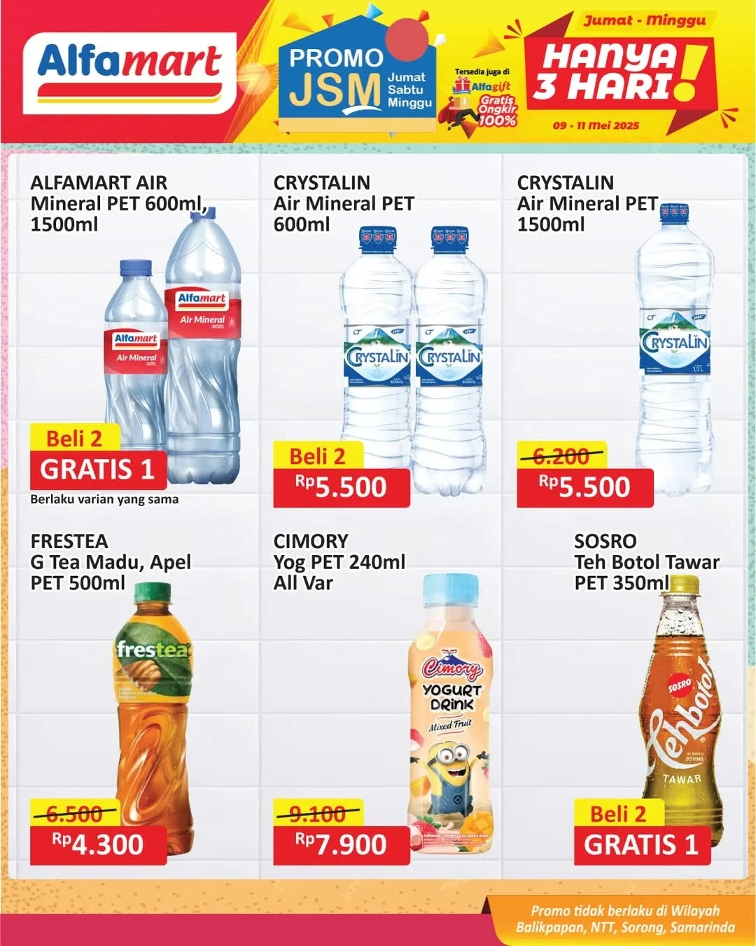 Promo Alfamart JSM Weekend Periode 9 - 12 Mei 2025