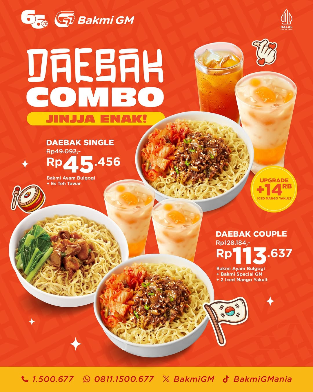 Promo Bakmi GM Daebak Combo Mulai Dari Rp 45 Ribuan