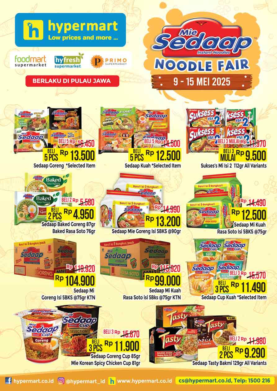 Hypermart Promo Mingguan Seru Periode 9 - 15 Mei 2025 - Image 3