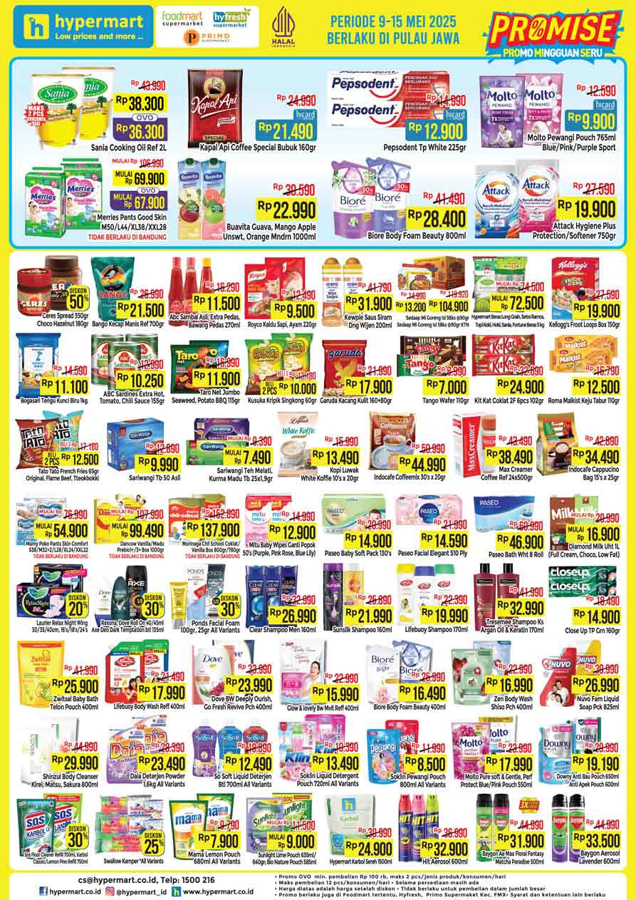 Hypermart Promo Mingguan Seru Periode 9 - 15 Mei 2025