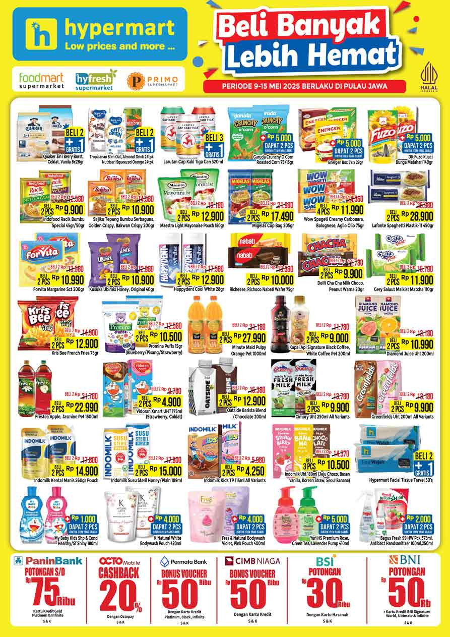 Hypermart Promo Mingguan Seru Periode 9 - 15 Mei 2025 - Image 7