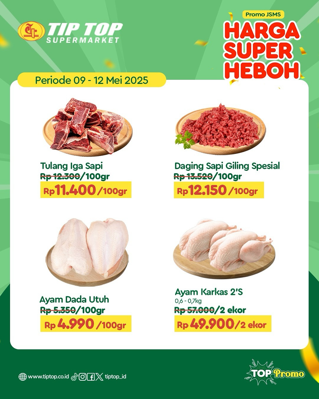 Promo Tip Top JSM Harga Super Heboh Periode `9 - 12 Mei 2025 - Image 3