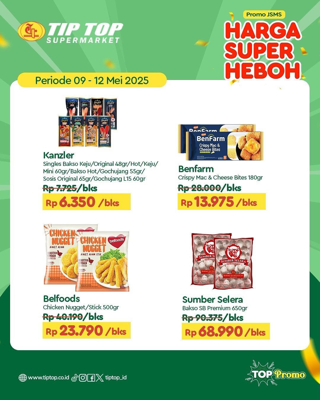 Promo Tip Top JSM Harga Super Heboh Periode `9 - 12 Mei 2025 - Image 6