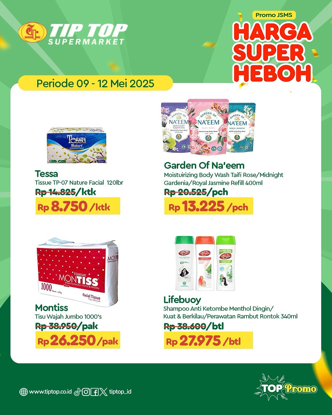 Promo Tip Top JSM Harga Super Heboh Periode `9 - 12 Mei 2025 - Image 9