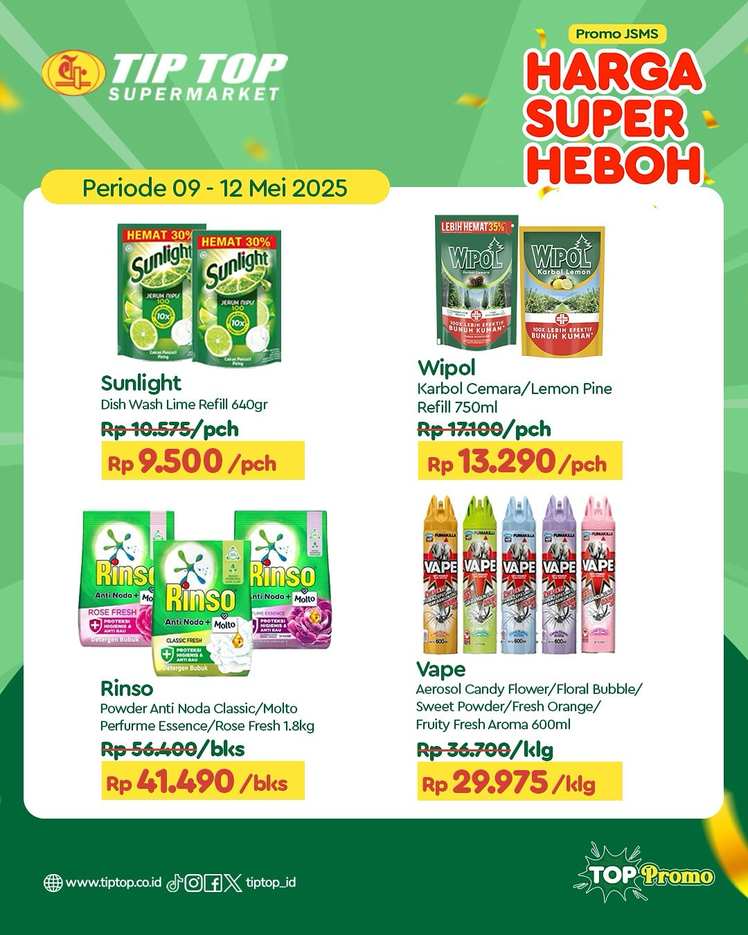 Promo Tip Top JSM Harga Super Heboh Periode `9 - 12 Mei 2025 - Image 10
