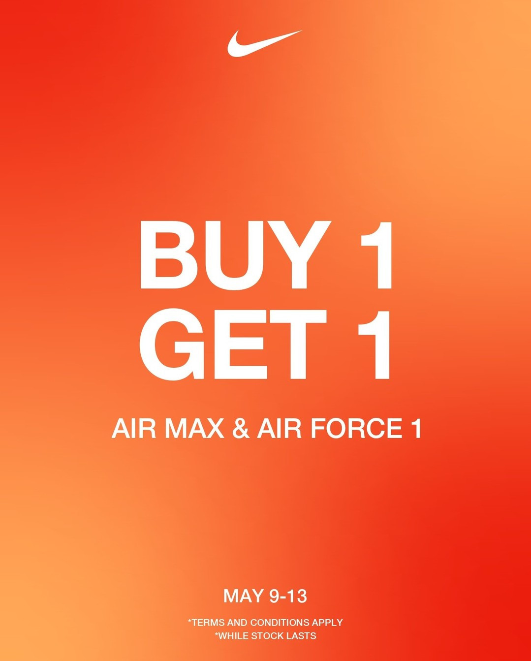 Promo Nike Buy 1 Get 1 FREE Untuk koleksi Air Max dan Air Force 1 - Image 2