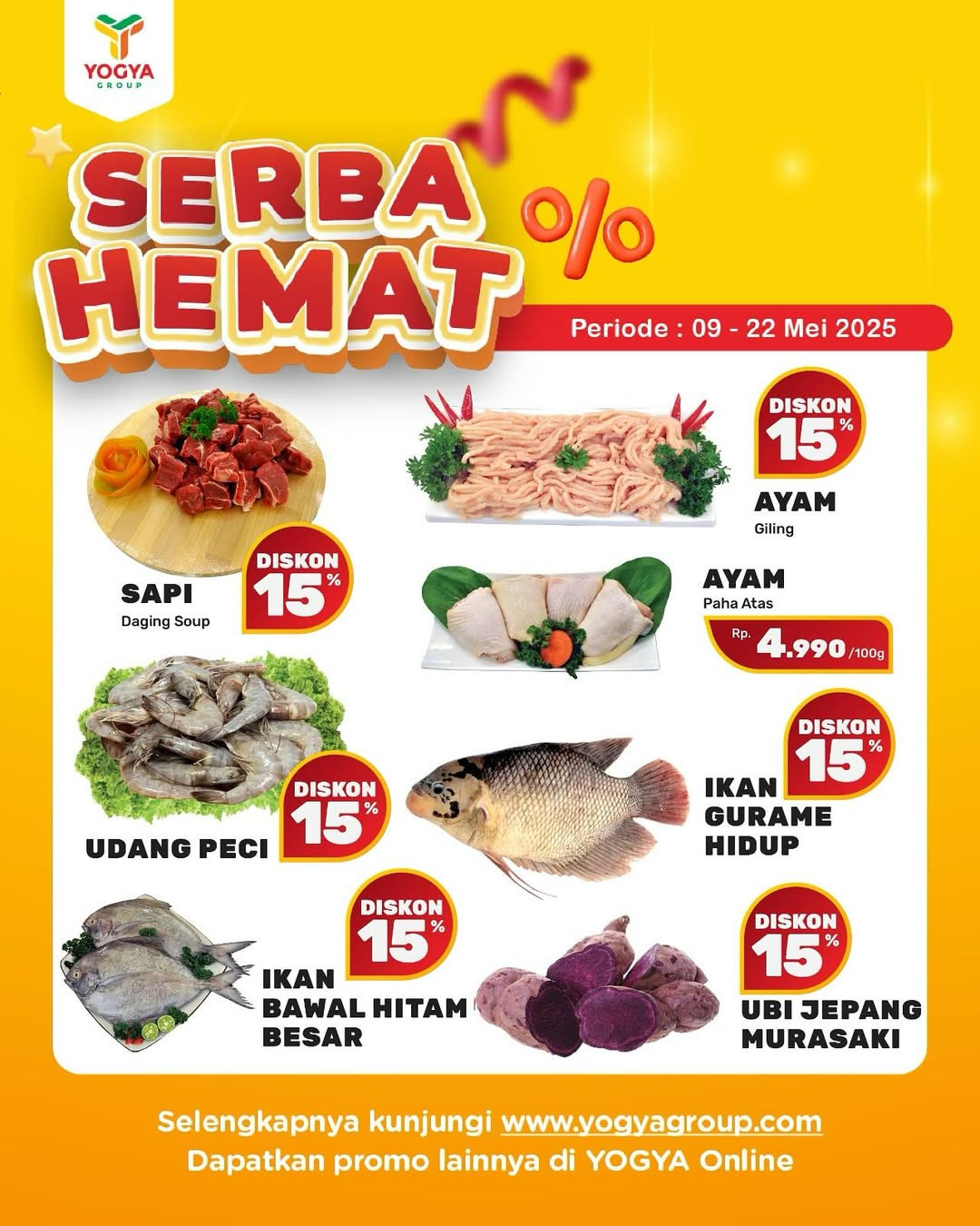 Promo Yogya Serba Hemat Periode 9 - 22 Mei 2025 - Image 4