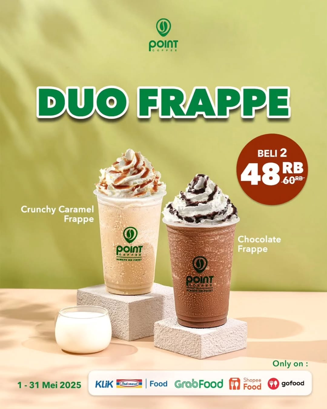 Promo Point Coffee Duo Frapper Beli 2  Hanya Rp 48.000 - Image 2